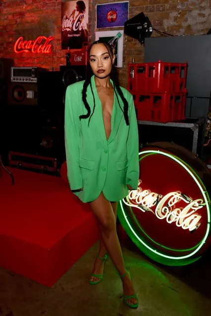 English singer-songwriter, who rose to prominence in the 2010s as a member of the English girl group Little Mix, Leigh-Anne Pinnock attends the European launch event of Jack Daniels and Coca-Cola at The Bike Shed on April 25, 2023 in london, England. (Photo by Dave Benett/Getty Images for Jack Daniel's and Coca Cola)