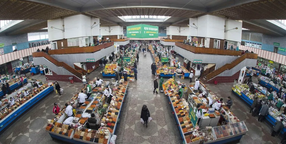 Green Bazaar in Kazakhstan
