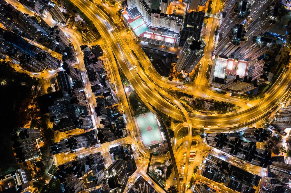 Aerial Views across Hong Kong