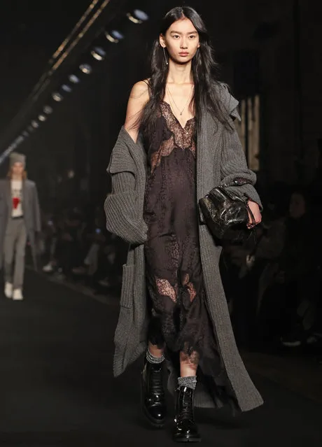 The latest fashion creation from Zadig & Voltaire is modeled during Fashion Week, Monday, February 11, 2019, in New York. (Photo by Kathy Willens/AP Photo)