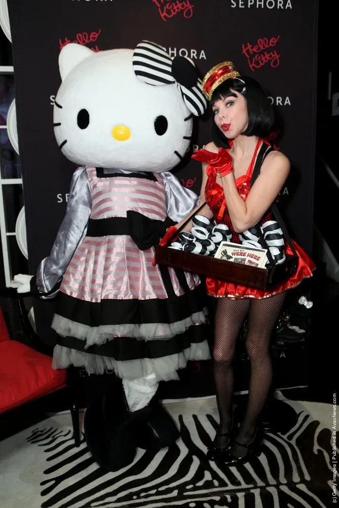 Sephora Presents The First Ever Hello Kitty Beauty Hotel Suite At Maison 140 In Beverly Hills