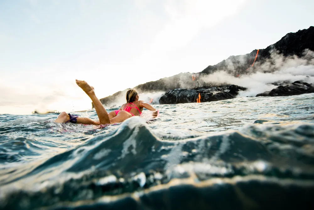 Swimming with Lava in Hawaii
