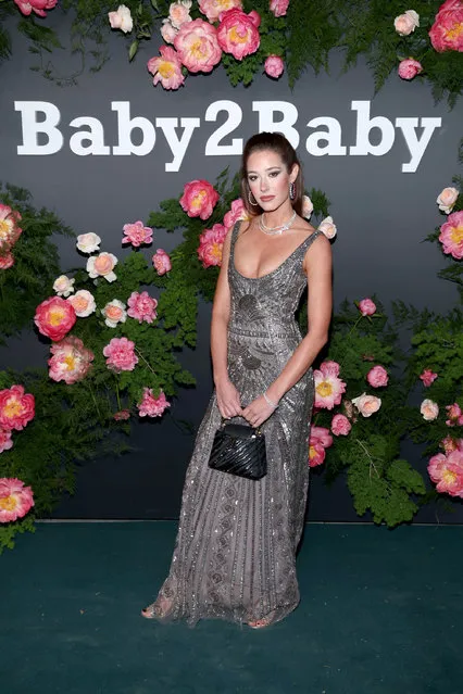 Model Natalie Crawford attends the 2022 Baby2Baby Gala presented by Paul Mitchell at Pacific Design Center on November 12, 2022 in West Hollywood, California. (Photo by Phillip Faraone/Getty Images for Baby2Baby)