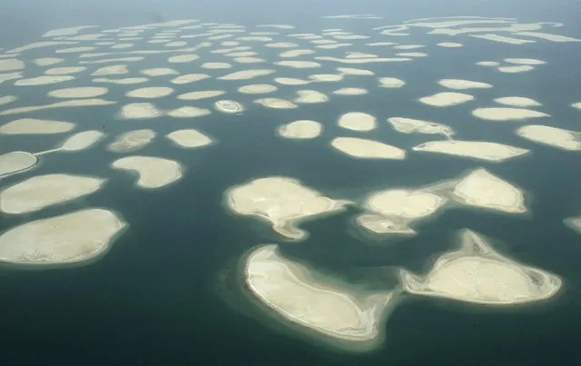 An aerial view of The World Island in Dubai, October 25, 2010. (Photo by Ahmed Jadallah/Reuters)