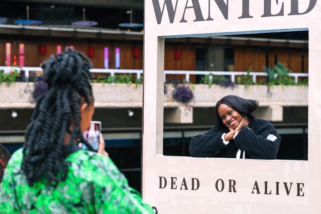 Convention-goers take photos of each other during the Otamatsuri Anime x Manga convention held in Nairobi, Kenya on August 24, 2023. (Photo by Sarah Waiswa/The Guardian)