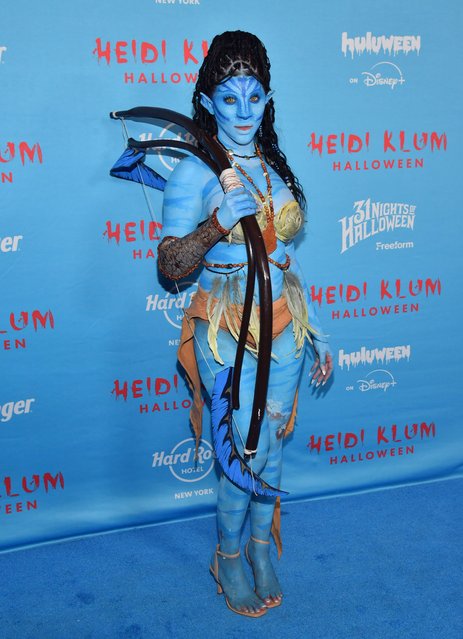 American reality television personality Amaya Papaya attends the 2025 Heidi Klum Hallowe'en Party at Hard Rock Hotel New York on October 31, 2025 in New York City. (Photo by Stephen Lovekin/Rex Features/Shutterstock)