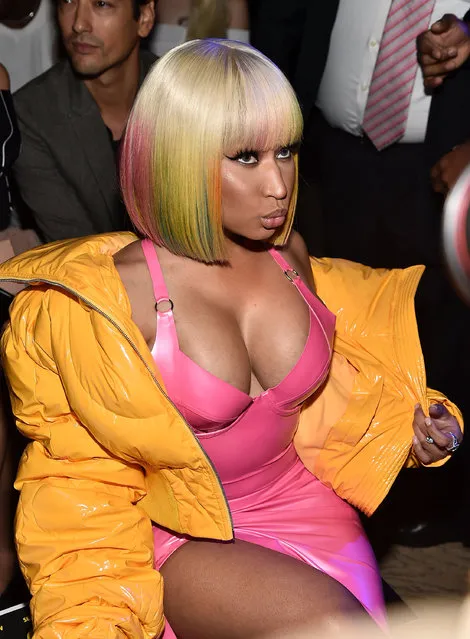 Nicki Minaj attends Opening Ceremony – Front Row – September 2018 – New York Fashion Week at Le Poisson Rouge on September 9, 2018 in New York City.  (Photo by Theo Wargo/Getty Images)