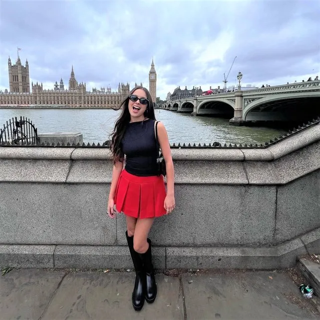 American singer-songwriter Olivia Rodrigo plays tourist in London in the second decade of August 2023. (Photo by oliviarodrigo/Instagram)