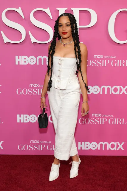 Canadian director and actress Karena Evans attends the “Gossip Girl” New York Premiere at Spring Studios on June 30, 2021 in New York City. (Photo by Dia Dipasupil/WireImage)