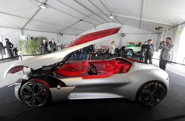 A Renault Trezor car is displayed at the SIAM International Motor Show in Monaco February 16, 2017. (Photo by Eric Gaillard/Reuters)