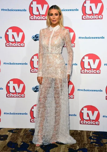 Olivia Attwood attends The TV Choice Awards 2019 at Hilton Park Lane on September 9, 2019 in London, England. (Photo by PA Wire Press Association)