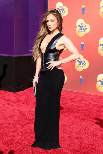 American singer Jennifer Lopez attends the 2022 MTV Movie & TV Awards at Barker Hangar on June 05, 2022 in Santa Monica, California. (Photo by Emma McIntyre/WireImage)
