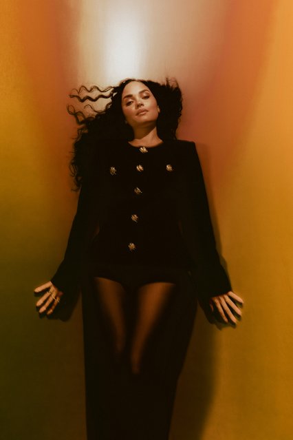 American actress and singer Brittany O'Grady, photographed at the Paris Theater in New York on September 24, 2024. (Photo by Melissa Isabel Quiñones for The Washington Post)