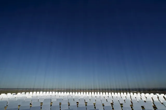 A general view shows the PS10 solar plant at "Solucar" solar park in Sanlucar la Mayor, near Seville, in this October 20, 2010 file photo. (Photo by Marcelo del Pozo/Reuters)