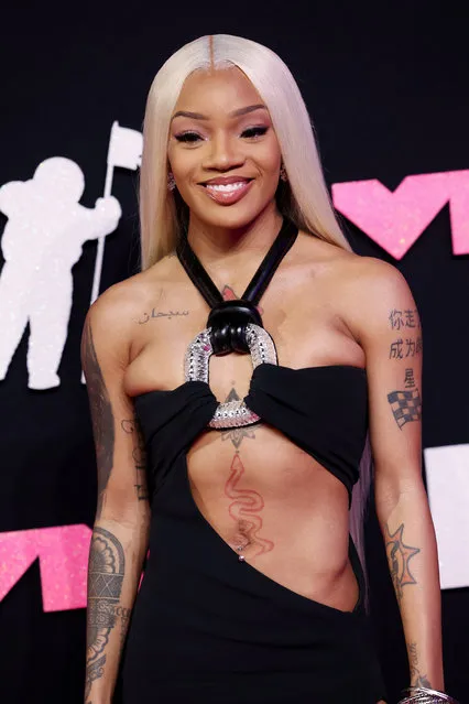 American rapper GloRilla attends the 2023 MTV Video Music Awards at the Prudential Center in Newark, New Jersey, U.S., September 12, 2023. (Photo by Andrew Kelly/Reuters)