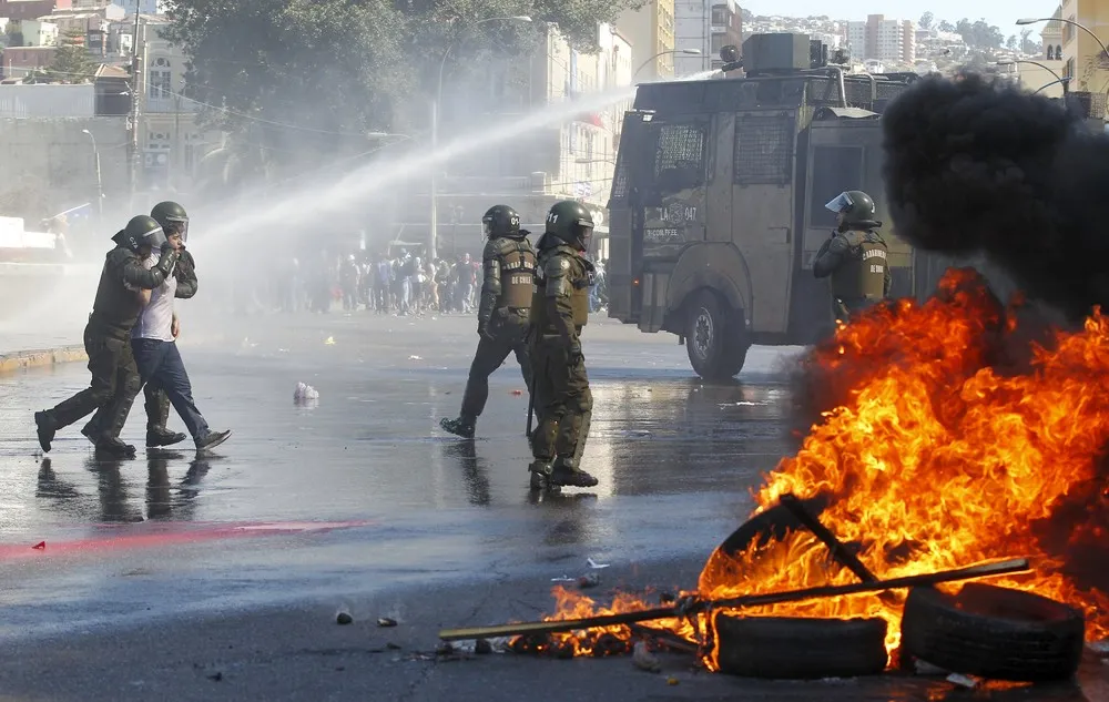 Mass Student Protest in Chile