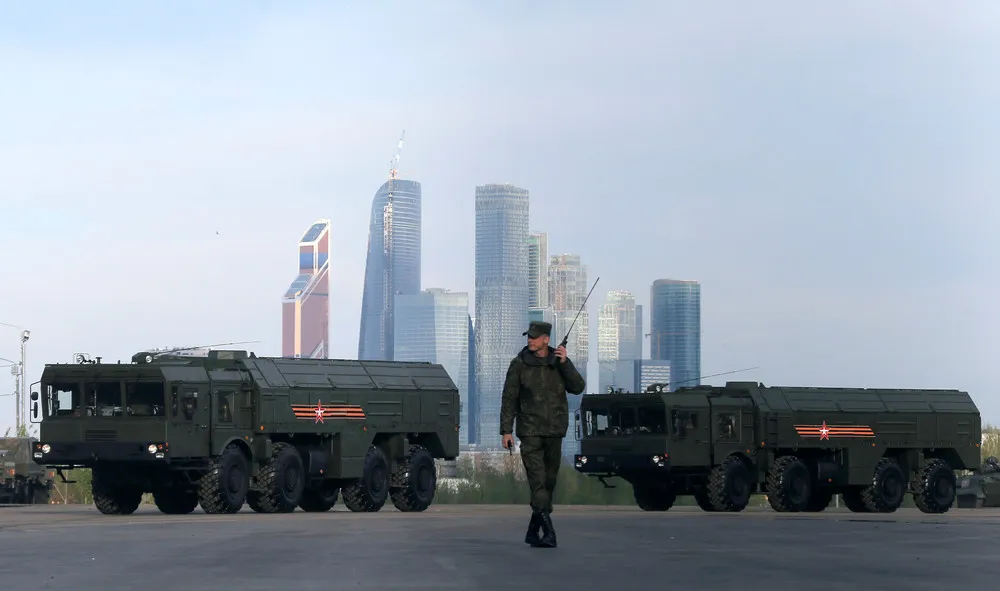 Rehearsal for the Victory Day Military Parade in Moscow