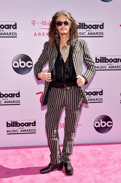 Singer Steven Tyler attends the 2016 Billboard Music Awards at T-Mobile Arena on May 22, 2016 in Las Vegas, Nevada. (Photo by David Becker/Getty Images)