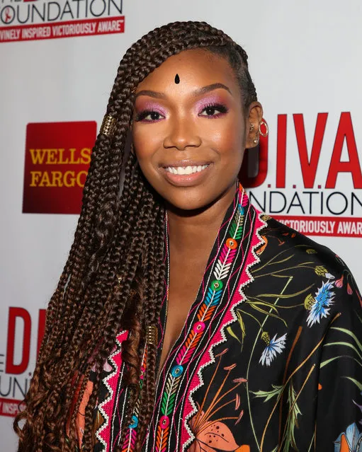 Actress / Singer Brandy attends the 29th Annual DIVAS Simply Singing On World AIDS Day at Taglyan Cultural Complex on December 01, 2019 in Hollywood, California. (Photo by Paul Archuleta/Getty Images)