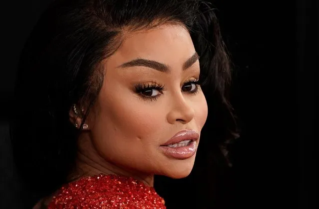 Blac Chyna arrives for the 62nd Annual Grammy Awards on January 26, 2020, in Los Angeles. (Photo by Mike Blake/Reuters)