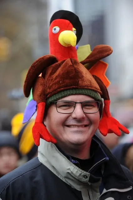 Ed Weilage of Manhattan, New York attends the 88th Annual Macy's Thanksgiving Day on November 27, 2014 in New York City. (Photo by Brad Barket/Getty Images)