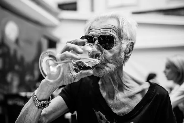 “Black sunglasses and white wine”; Udine, Friuli-Venezia Giulia, Italy. (Giulio Magnifico)