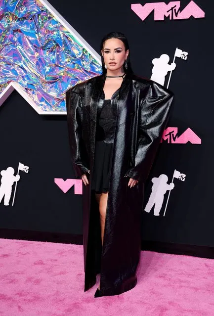 American singer Demi Lovato attends the 2023 MTV Video Music Awards at the Prudential Center in Newark, New Jersey, U.S., September 12, 2023. (Photo by Andrew Kelly/Reuters)