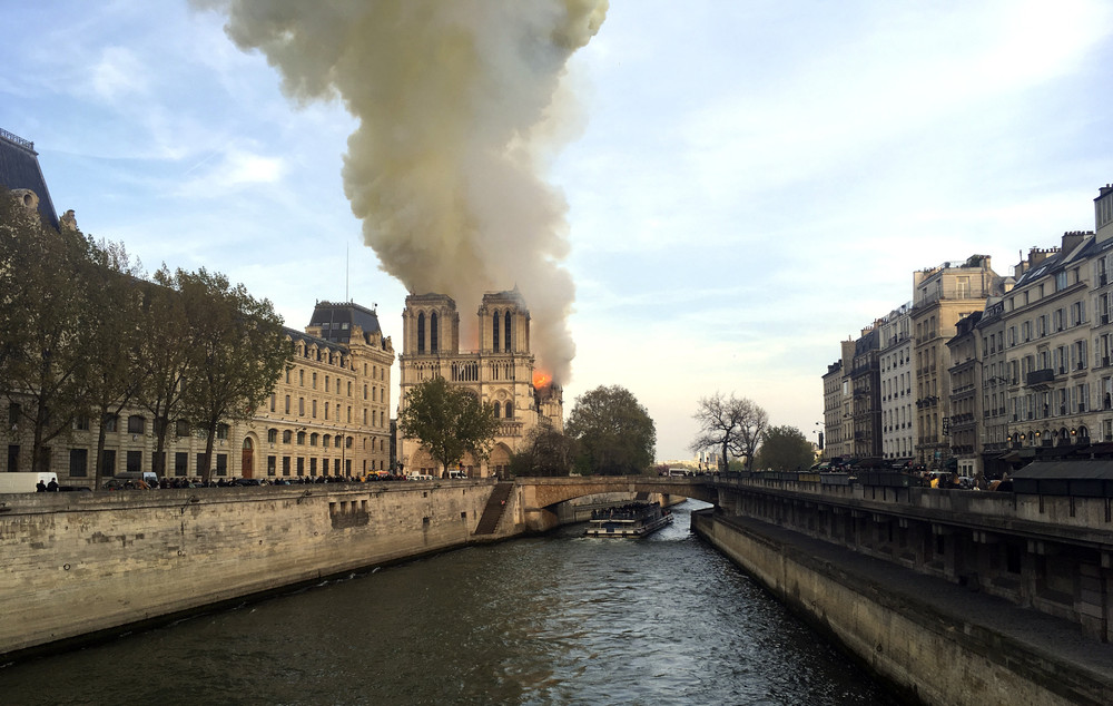 Notre-Dame Cathedral Burns