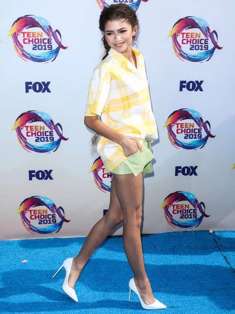 Zendaya arrives at the FOX's Teen Choice Awards 2019 on August 11, 2019 in Hermosa Beach, California. (Photo by The Mega Agency)