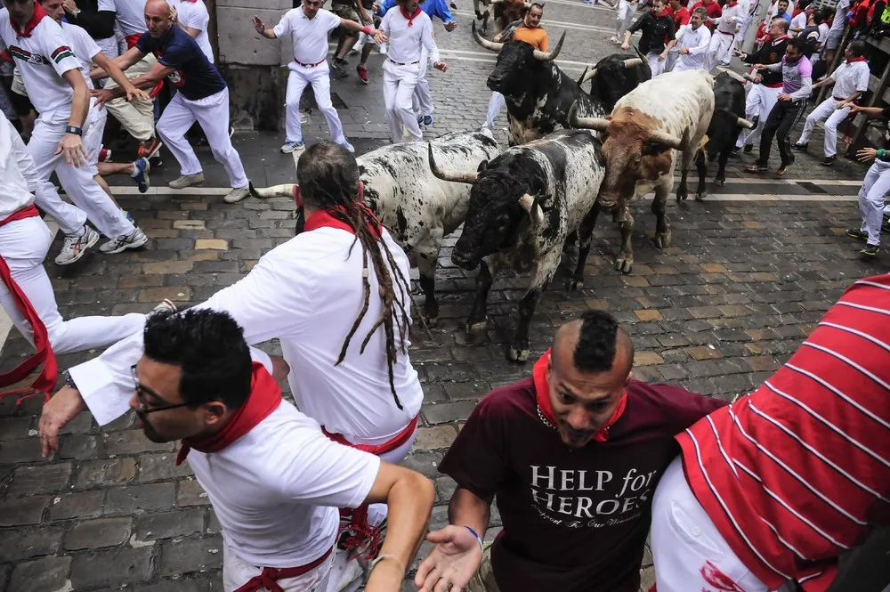 Running of the Bulls in Pamplona