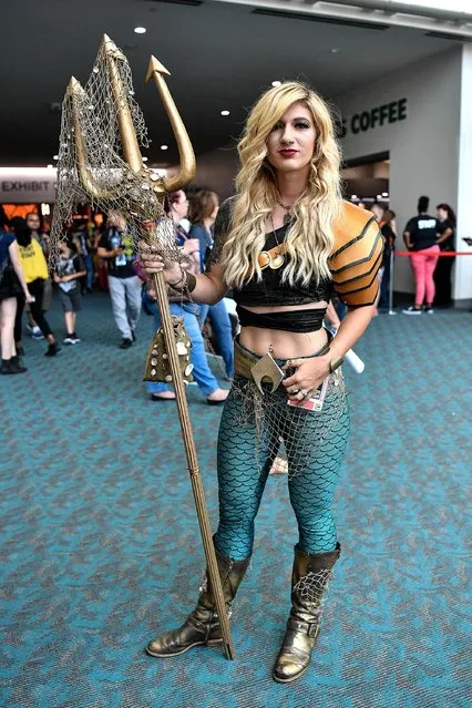 A cosplayer attends the 2017 Comic-Con International at the San Diego Convention Center on July 22, 2017 in San Diego, California. (Photo by Dia Dipasupil/Getty Images)