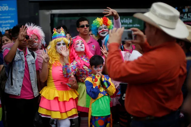 Participants take a photo during an annual Gay Pride Parade in Mexico City, Mexico, June 25, 2016. (Photo by Edgard Garrido/Reuters)