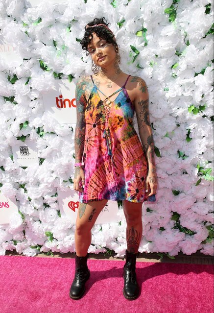 Singer Kehlani attends the 3rd Annual Amber Rose SlutWalk on October 1, 2017 in Los Angeles, California. (Photo by David Livingston/Getty Images)