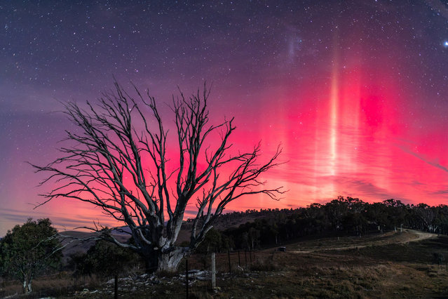 Paul Kerr was able to capture this stunning vista of the aurora australis from Canberra, New Zealand on June 1, 2025. (Photo by Paul Kerr/Hold Still Photography)
