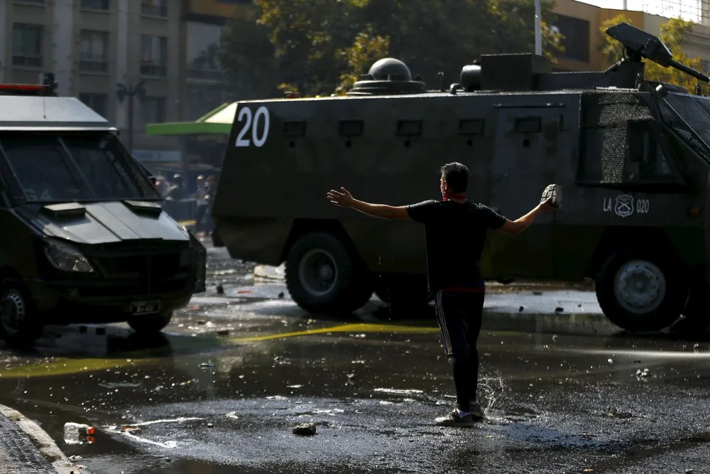 Mass Student Protest in Chile