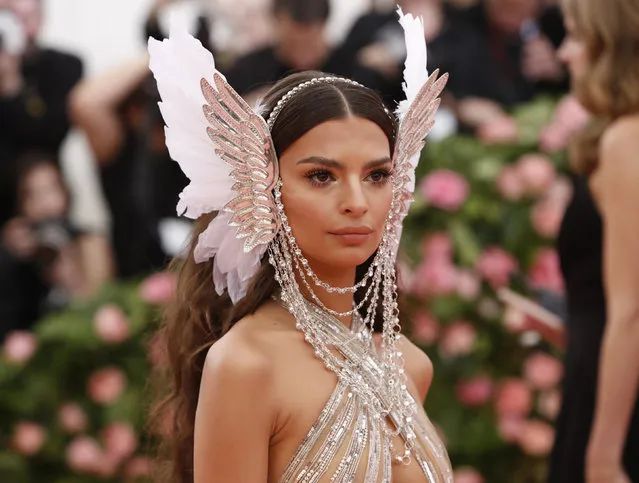 Emily Ratajkowski attends the 2019 Met Gala celebrating “Camp: Notes on Fashion” at the Metropolitan Museum of Art on May 06, 2019 in New York City. (Photo by Andrew Kelly/Reuters)