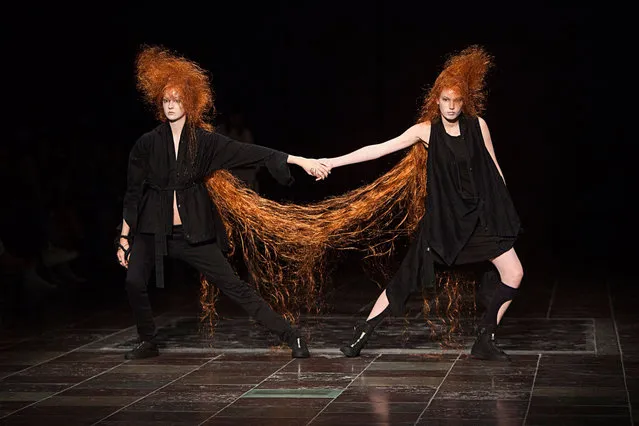 Models present creations by designer Barbara i Gongini during Copenhagen Fashion Week, August 5, 2014. (Photo by Jonas Skovbjerg Fogh/Reuters/Scanpix Denmark)