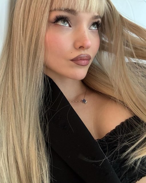American singer Dove Cameron is all glammed up for her single “Too Much’s” release in the second decade of February 2025. (Photo by dovecameron/Instagram)