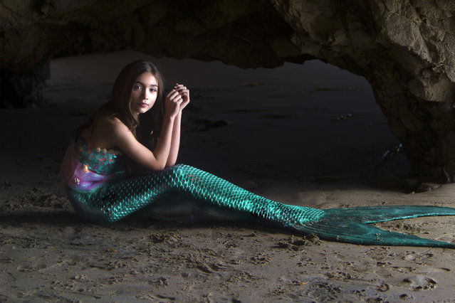Rowan Blanchard as a Project Mermaids model. (Photo by Angelina Venturella/Chiara Salomoni/Caters News Agency)