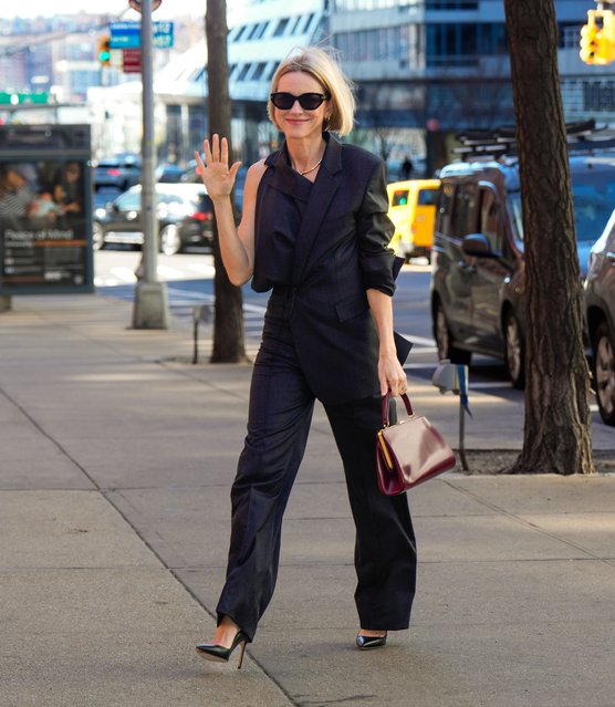 British actress Naomi Watts is seen on March 27, 2025 in New York City. (Photo by XNY/Star Max/GC Images)
