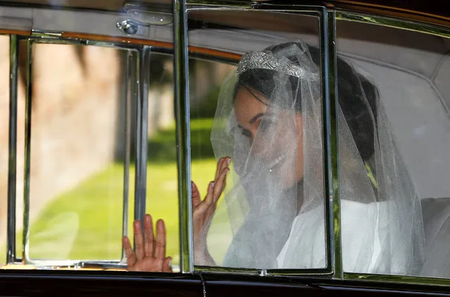Meghan Markle departs for her wedding to Britain's Prince Harry, in Taplow, Britain, May 19, 2018. (Photo by Darren Staples/Reuters)