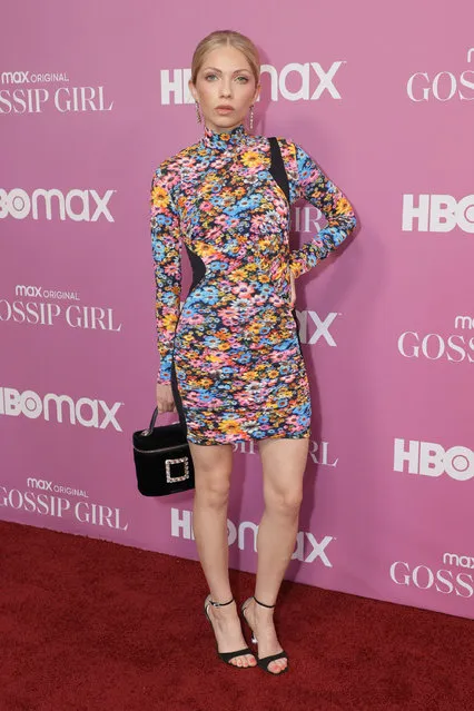 American writer, magazine editor, and actress Tavi Gevinson attends the “Gossip Girl” New York Premiere at Spring Studios on June 30, 2021 in New York City. (Photo by Michael Loccisano/Getty Images)