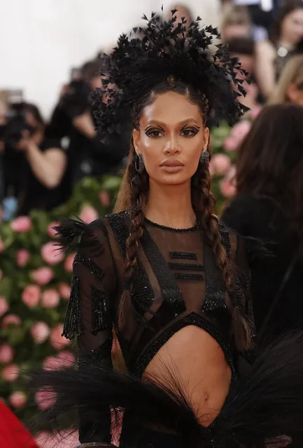 Joan Smalls attends the 2019 Met Gala celebrating “Camp: Notes on Fashion” at the Metropolitan Museum of Art on May 06, 2019 in New York City. (Photo by Andrew Kelly/Reuters)
