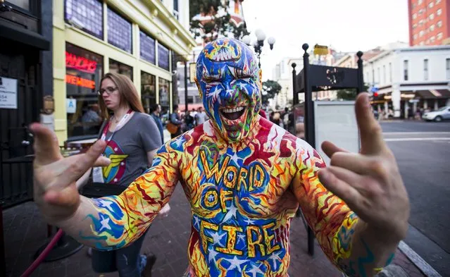 A person who goes by the name of Nomad poses for a photo during the 2015 Comic-Con International Convention in San Diego, California July 9, 2015. (Photo by Mario Anzuoni/Reuters)