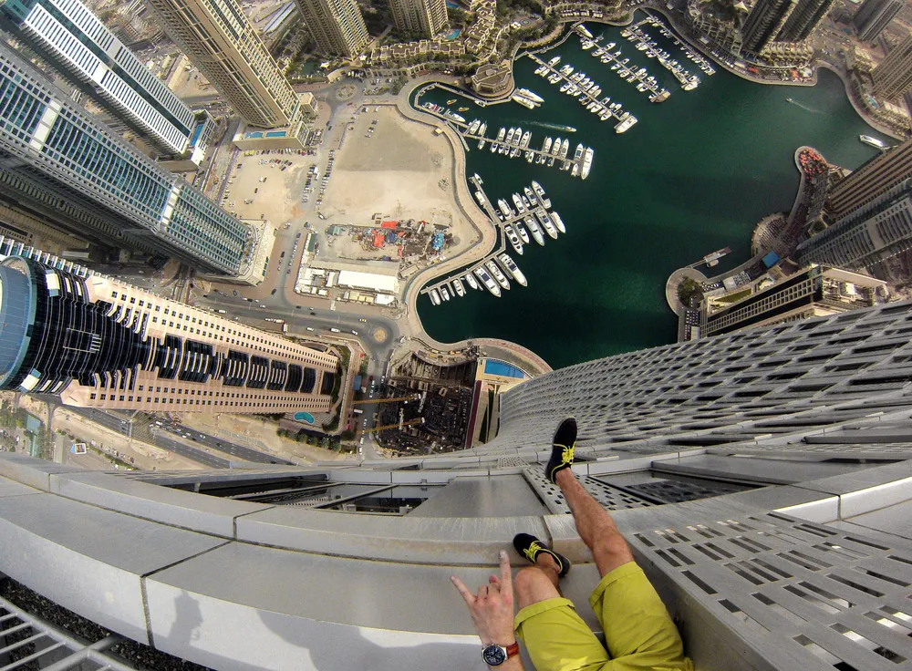 Selfie After Climbing 1,350ft Dubai Tower (Updated)