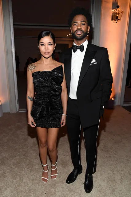 (L-R) Jhené Aiko and Big Sean attend Sean Combs 50th Birthday Bash presented by Ciroc Vodka on December 14, 2019 in Los Angeles, California. (Photo by Kevin Mazur/Getty Images for Sean Combs)