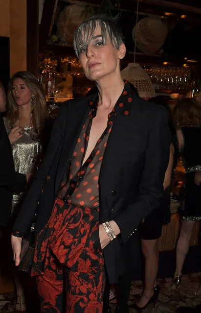 Erin O'Connor poses the Netflix BAFTA after party at Chiltern Firehouse on February 2, 2020 in London, England. (Photo by David M. Benett/Dave Benett/Getty Images for Netflix)