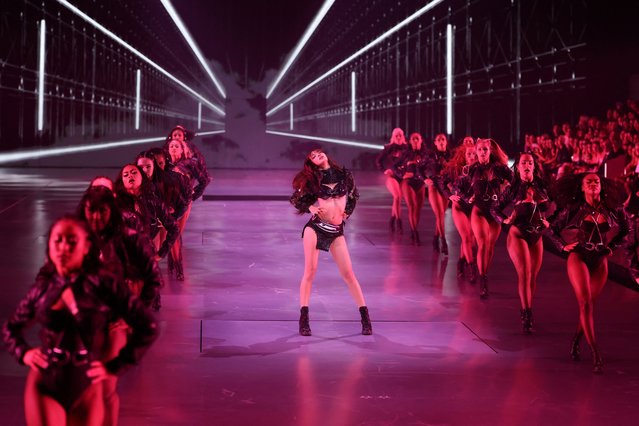 Lisa from Blackpink performs during the 2024 Victoria's Secret Fashion Show in New York City, U.S., October 15, 2024. (Photo by Andrew Kelly/Reuters)