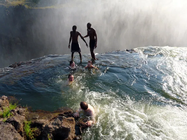 Devil's Pool, Victoria Falls. (Photo by CJthurman)
