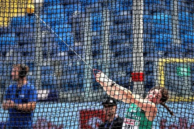 Nicola Tuthill of Ireland in action in the hammer throw at the Silesian Stadium during the European Games 2023 in Chorzow, Poland on June 20, 2023. (Photo by Laszlo Geczo/Inpho)